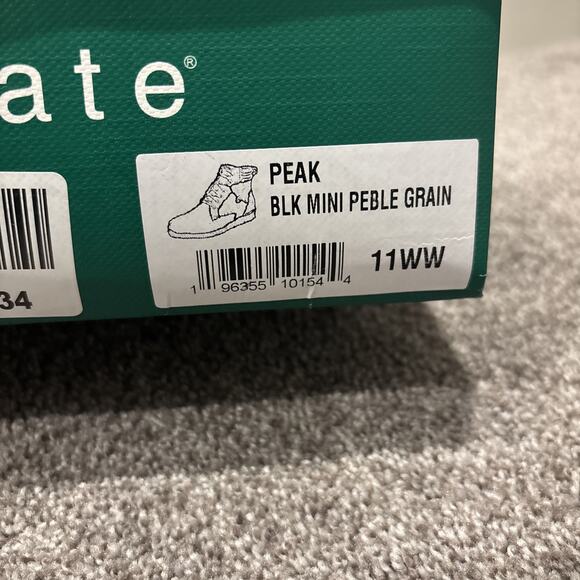 New David Tate Peak Boots Black Pebble US Women's 11W - Picture 9 of 9